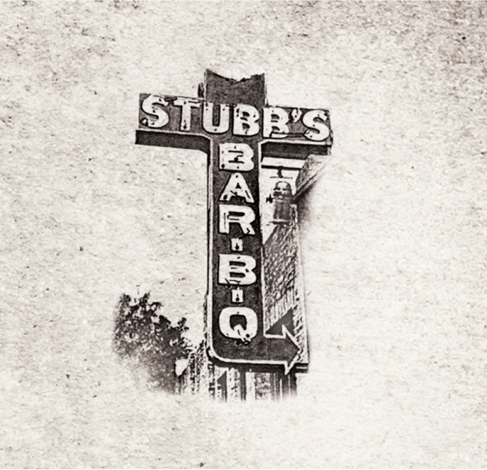 Vintage image of Stubb's signage