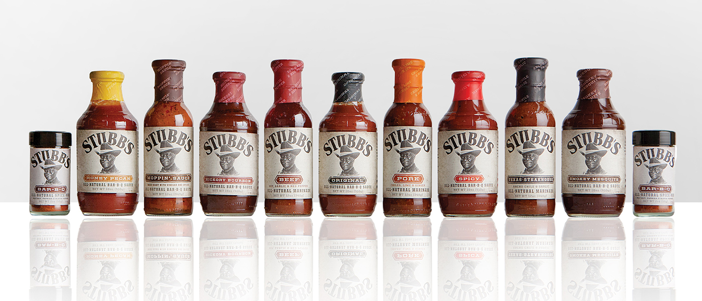 Bigger line up of packaging suite for Stubb's Bar-B-Q sauce