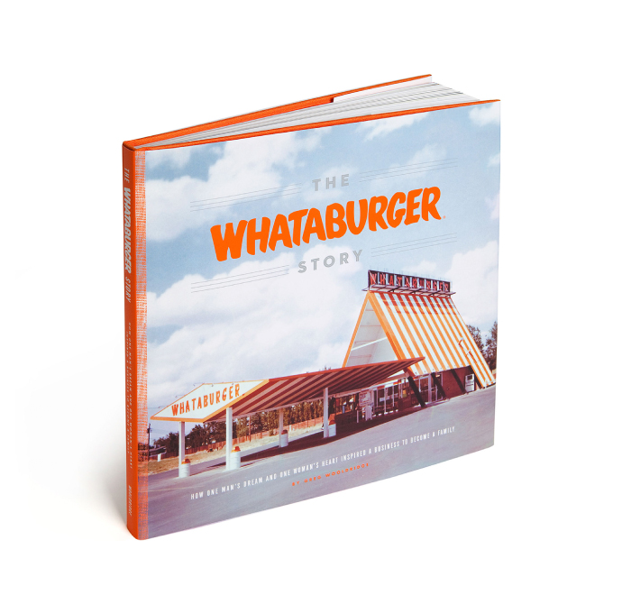 A book design title "The Whataburger Story"