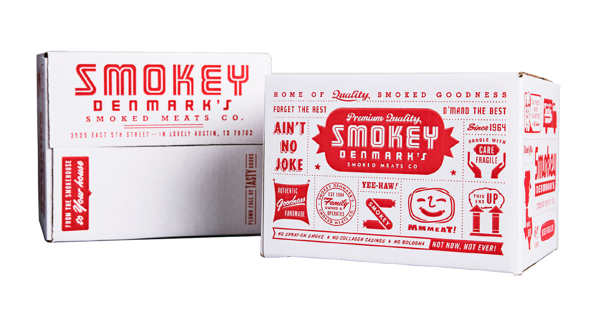 Smokey Denmark packaging box design