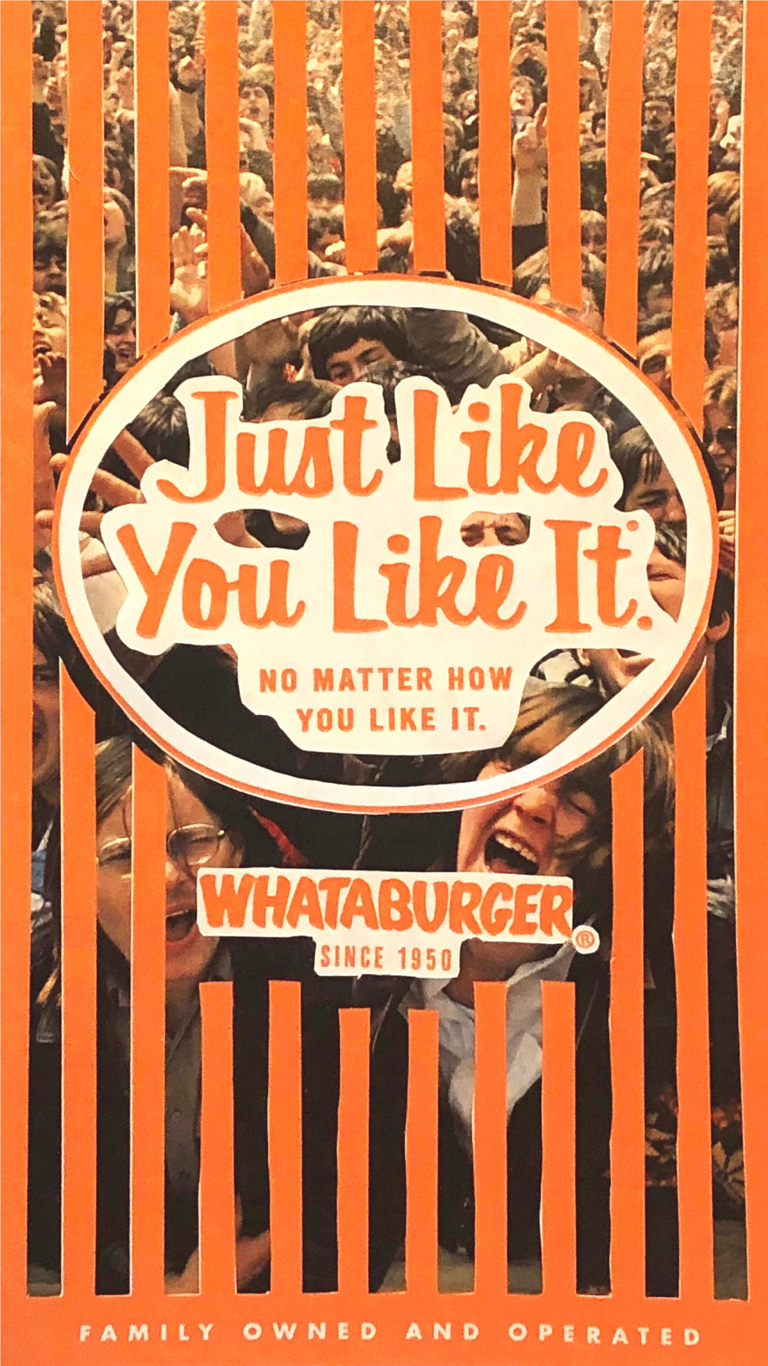 Collage artwork from the Whataburger Museum of Art social campaign