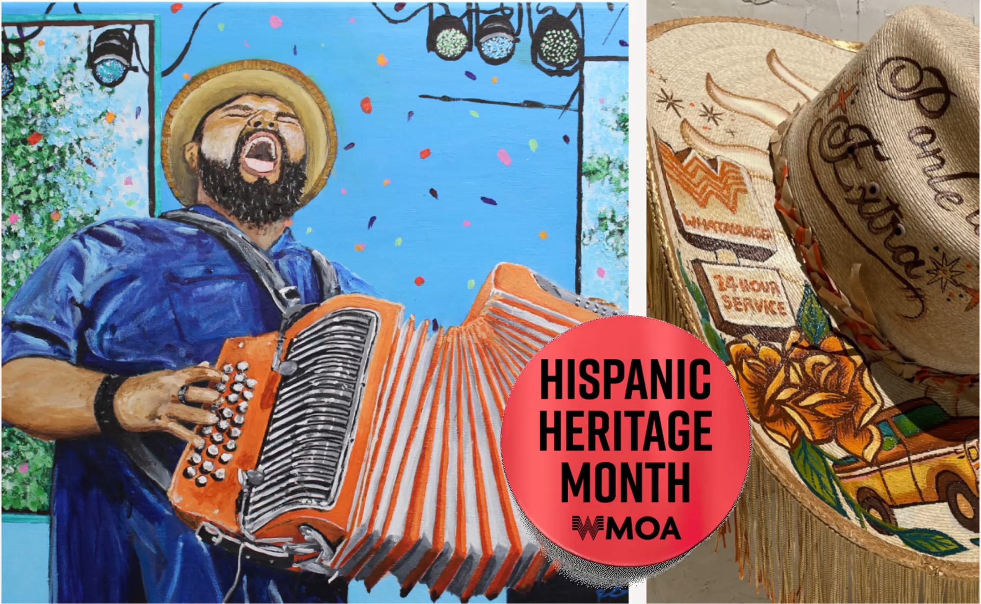 Artwork from the Whataburger Museum of Art featured during Hispanic Heritage Month