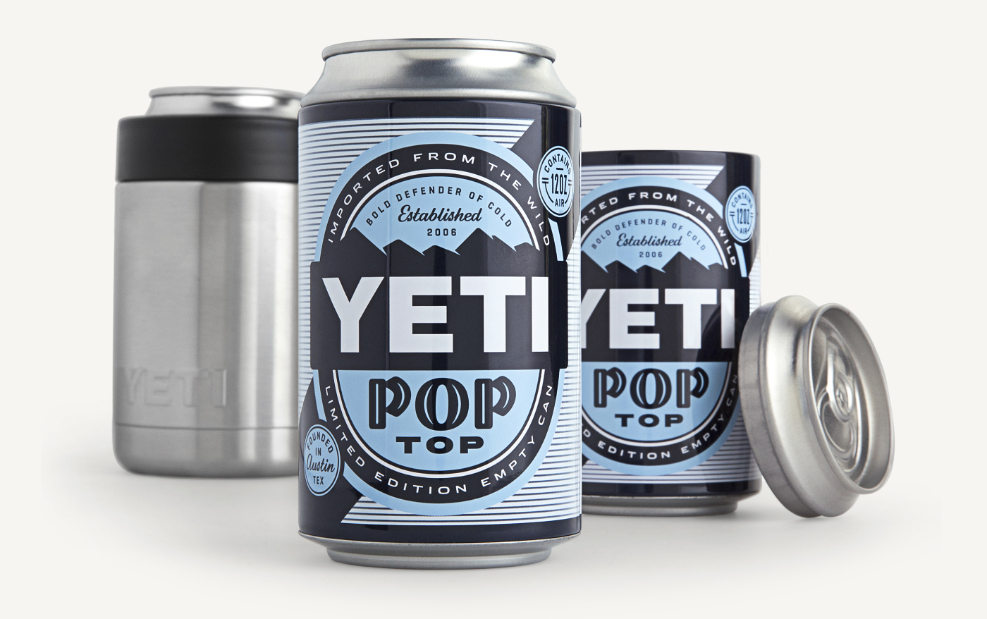 Packaging can design for filler can that comes in a YETI